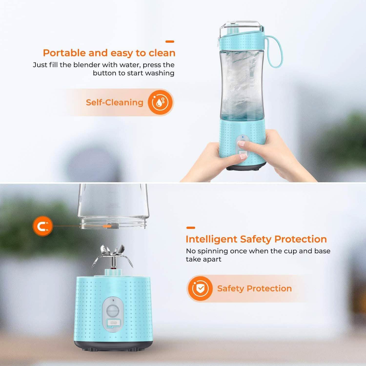 USB Rechargeable Portable Blender - Wine Drop Cookery LLC