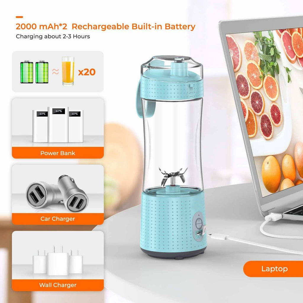 USB Rechargeable Portable Blender - Wine Drop Cookery