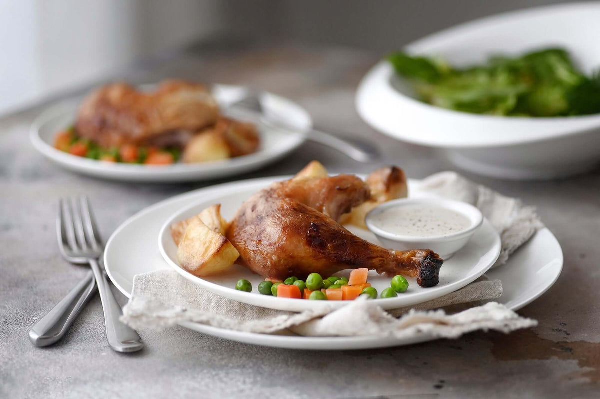 White Dinner Plate 11 inch - 28cm - Wine Drop Cookery LLC