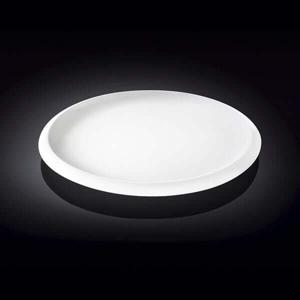 White Dinner Plate 9.5 inch - 24 Cm - Wine Drop Cookery LLC