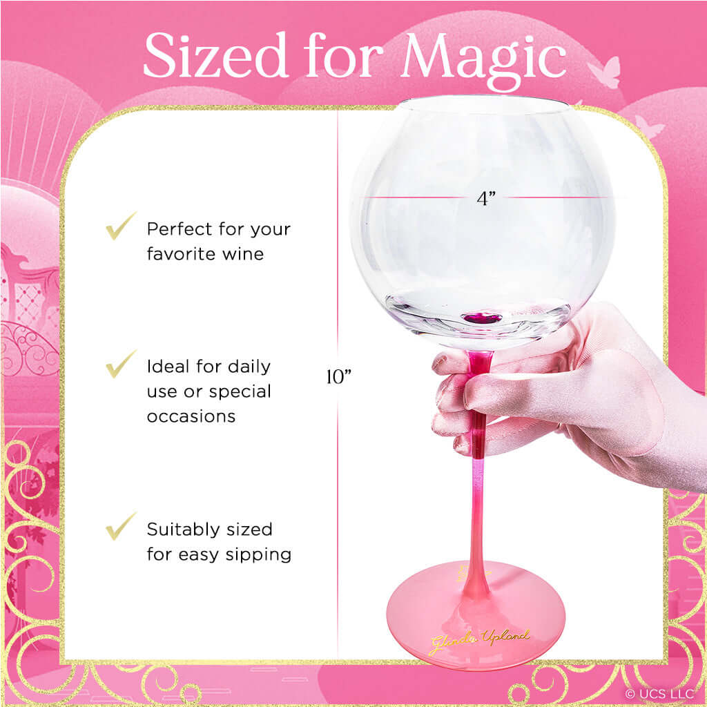 Wicked Stemmed Wine Glasses, Set of 2 - Wine Drop Cookery LLC