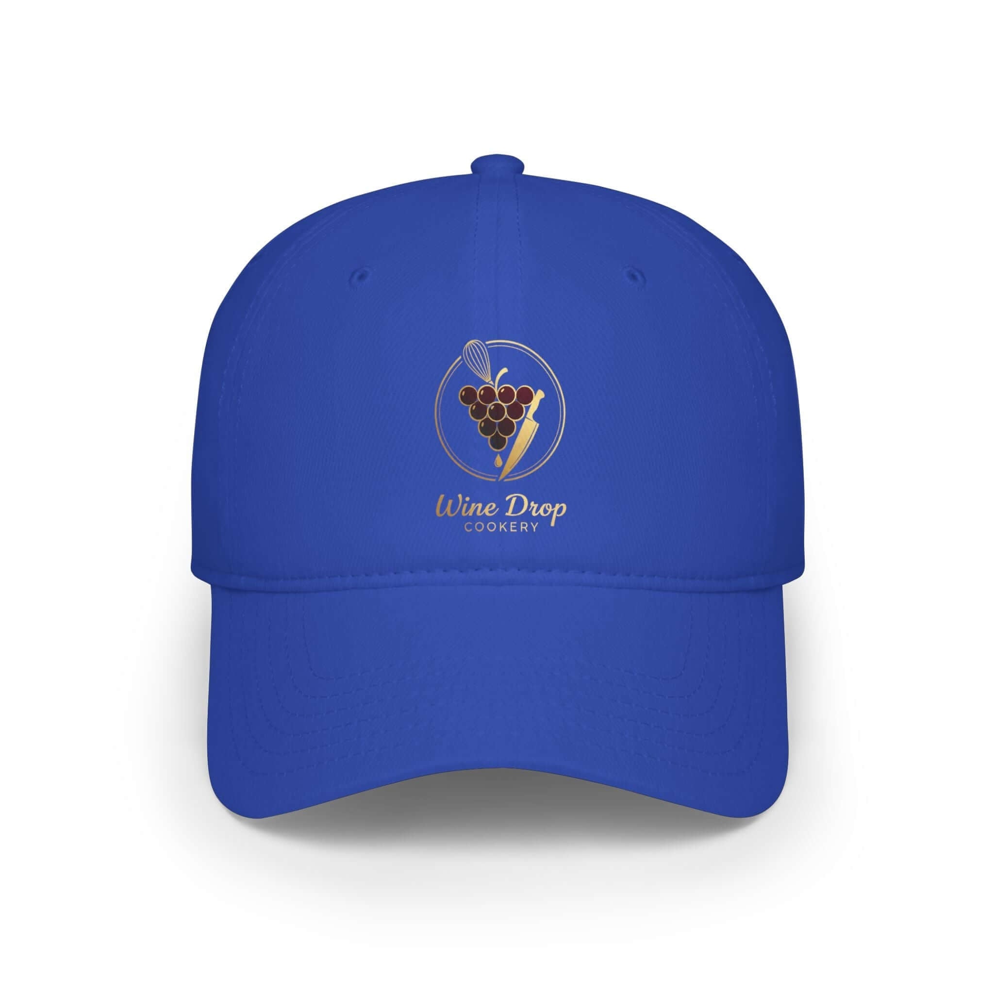 Wine Drop Cookery Logo Baseball Cap - Wine Drop Cookery LLC