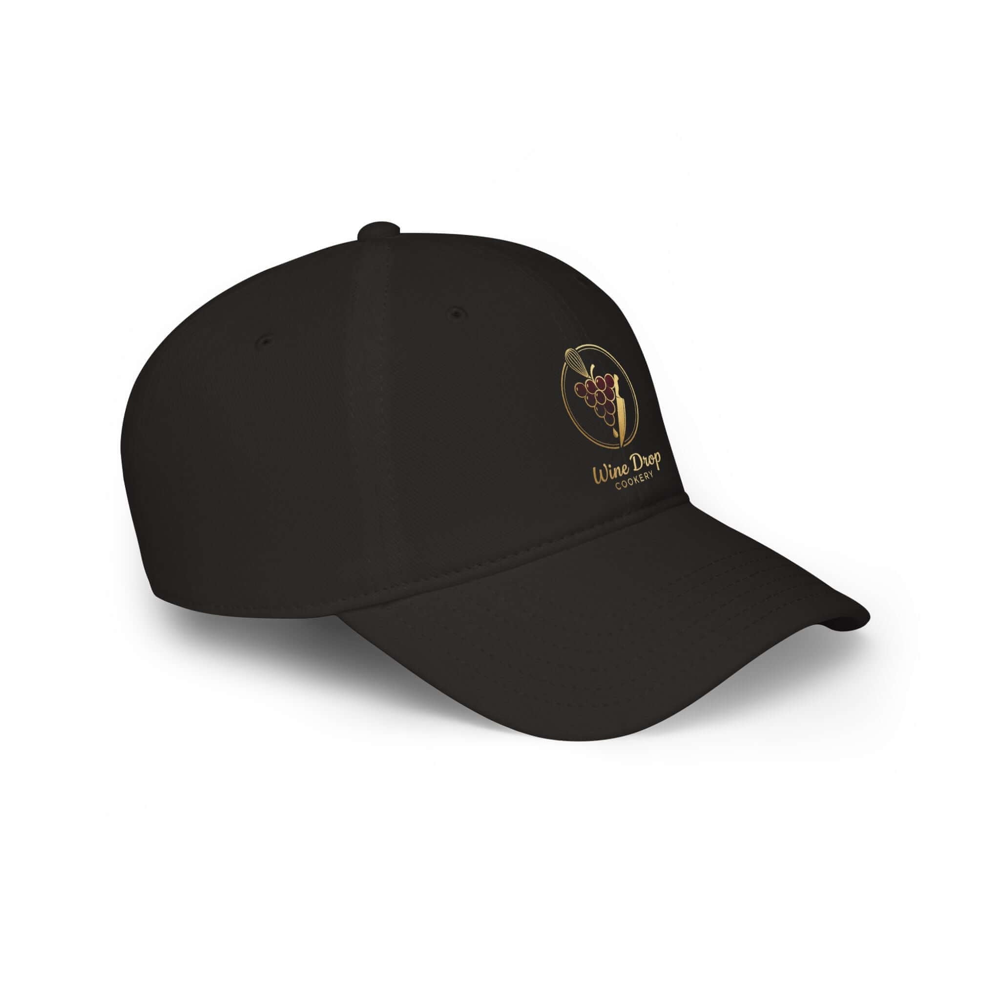 Wine Drop Cookery Logo Baseball Cap - Wine Drop Cookery LLC
